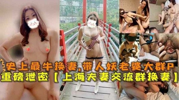 重磅泄密上海夫妻交流群换妻史上最牛换妻,带人妖老婆大群P 第一部